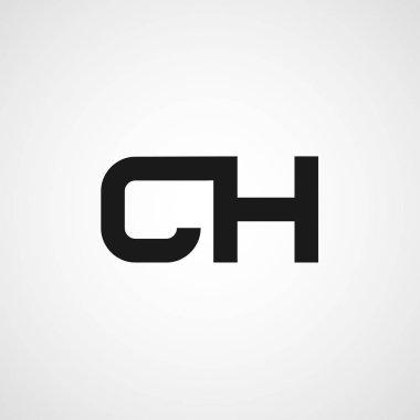 İlk harfi Ch Logo tasarım şablonu