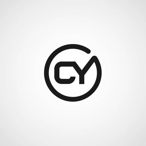 Alkuperäinen Kirjain Logo Malli Suunnittelu — vektorikuva