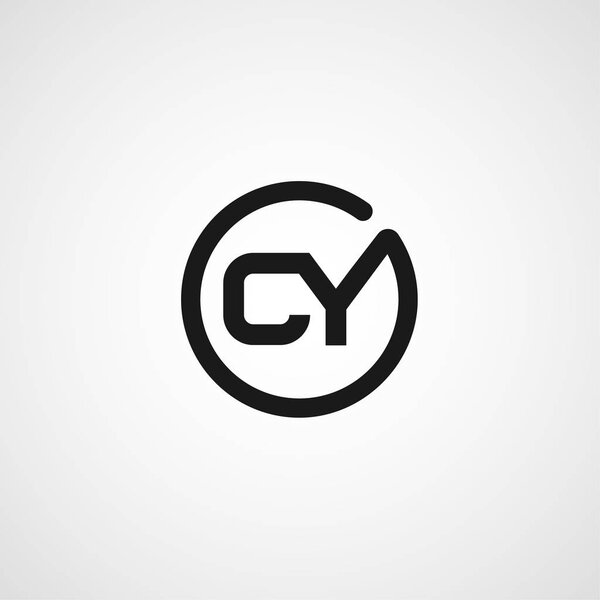 Initial Letter CY Logo Template Design