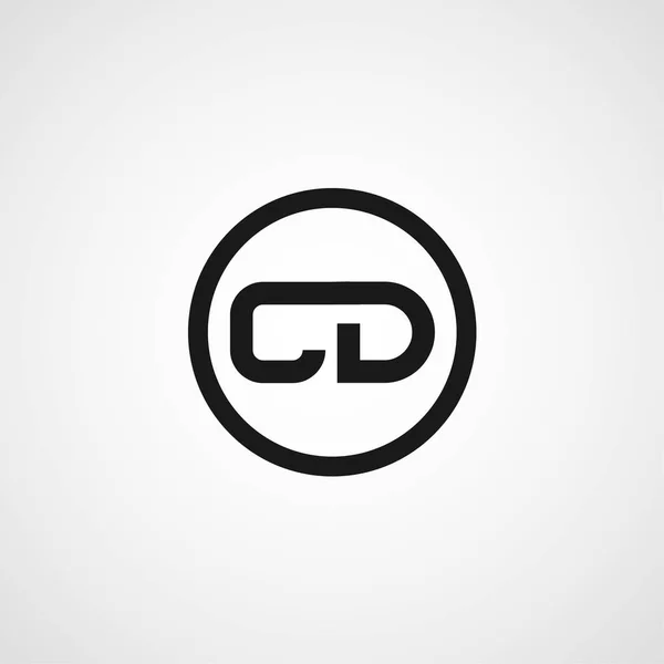 Harfini Logo Tasarım Şablonu — Stok Vektör