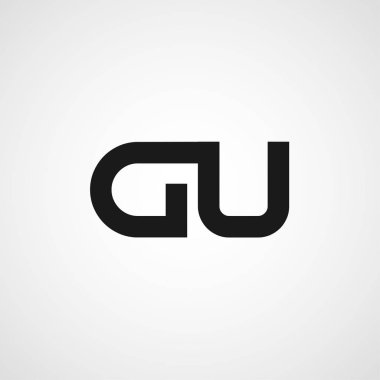 İlk Harf DU Logo Şablonu Tasarımı