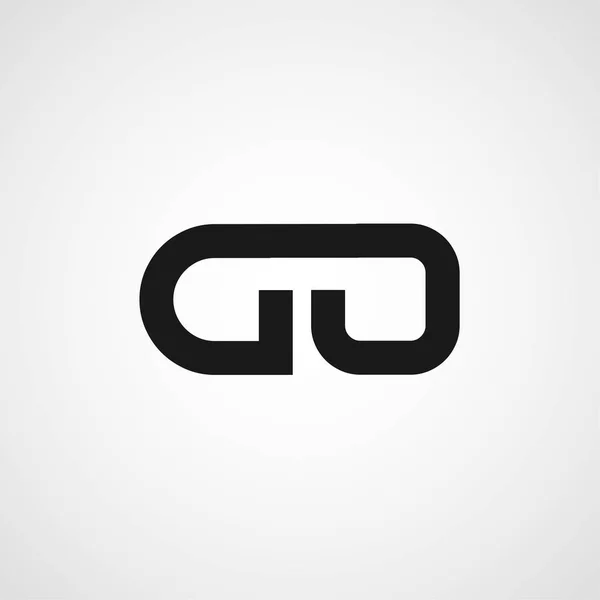 Harf Logo Şablonu Tasarımı Yapmak — Stok Vektör