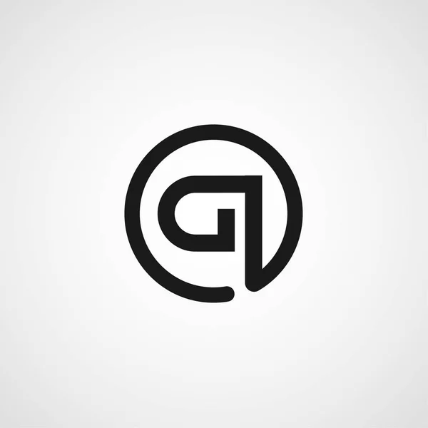 Eerste Letter Logo Sjabloonontwerp — Stockvector