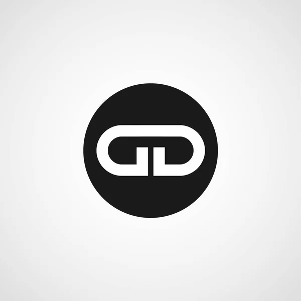 Initiële Brief Logo Template Ontwerp — Stockvector