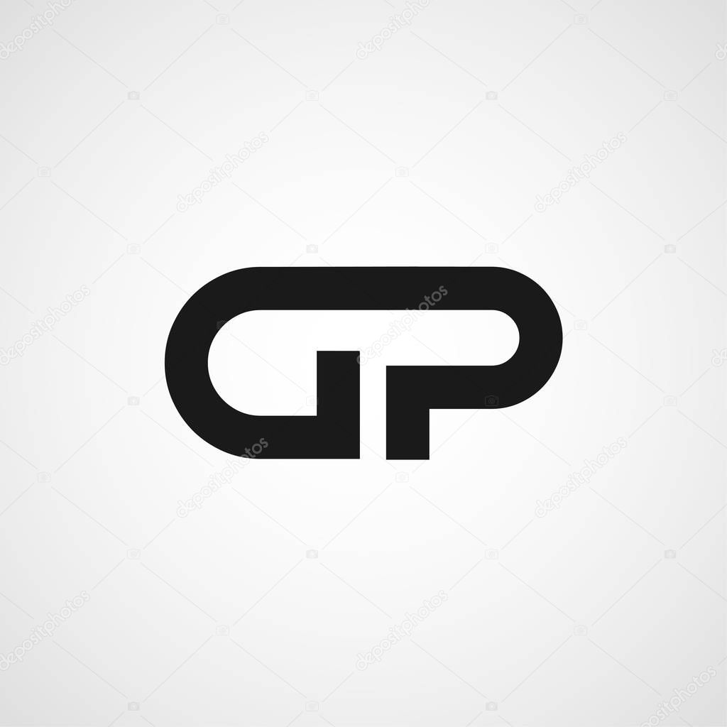 Initial Letter DP Logo Template Design