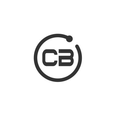 İlk Harf CB Logo Şablonu Tasarımı