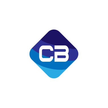 İlk Harf CB Logo Şablonu Tasarımı