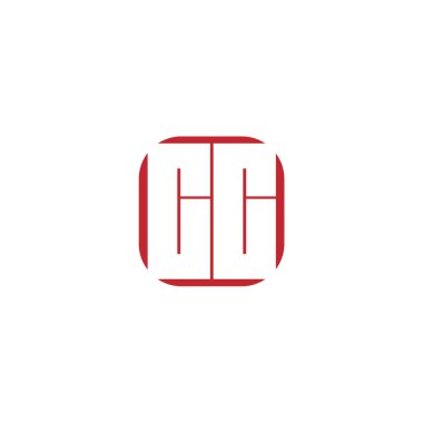 İlk Harf CC Logo Şablonu Tasarımı