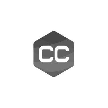 İlk Harf CC Logo Şablonu Tasarımı