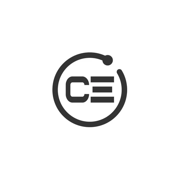 Αρχικό Γράμμα Λογότυπο Πρότυπο Σχεδιασμού — Διανυσματικό Αρχείο