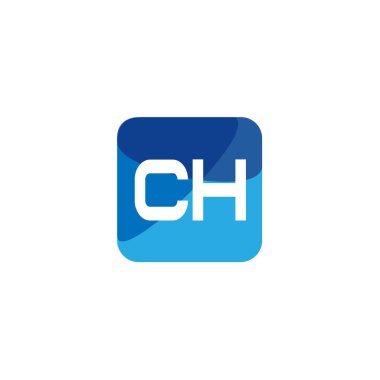 İlk harfi Ch Logo tasarım şablonu