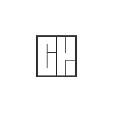 İlk Harf CK Logo Şablonu Tasarımı