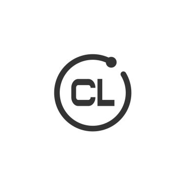 İlk Harf CL Logo Şablon Tasarımı