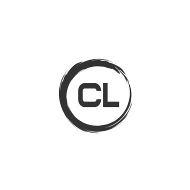 İlk Harf CL Logo Şablon Tasarımı