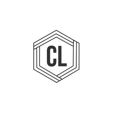 İlk Harf CL Logo Şablon Tasarımı