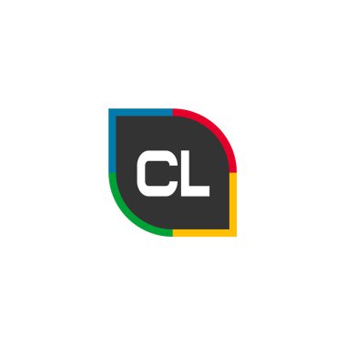 İlk Harf CL Logo Şablon Tasarımı