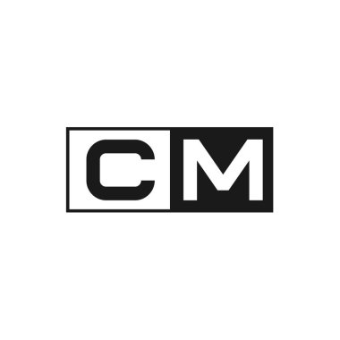 İlk Harf CM Logo Şablonu Tasarımı