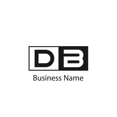 İlk Harf DB Logo Şablonu Tasarımı