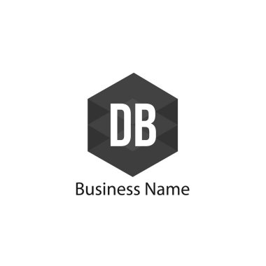 İlk Harf DB Logo Şablonu Tasarımı