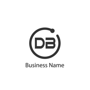 İlk Harf DB Logo Şablonu Tasarımı