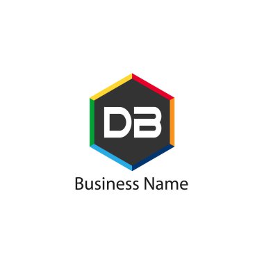 İlk Harf DB Logo Şablonu Tasarımı