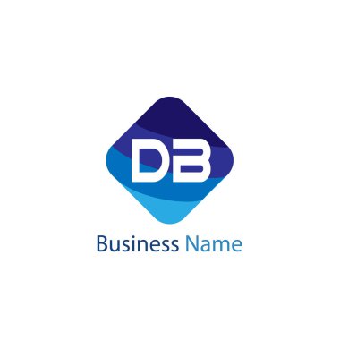 İlk Harf DB Logo Şablonu Tasarımı
