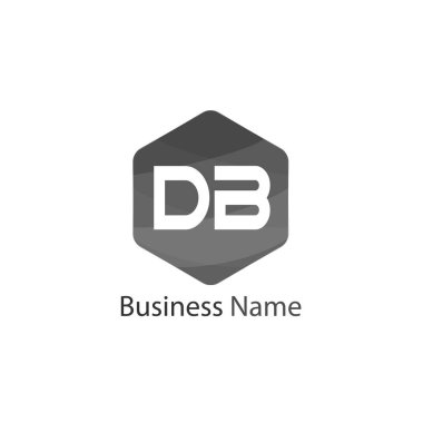 İlk Harf DB Logo Şablonu Tasarımı