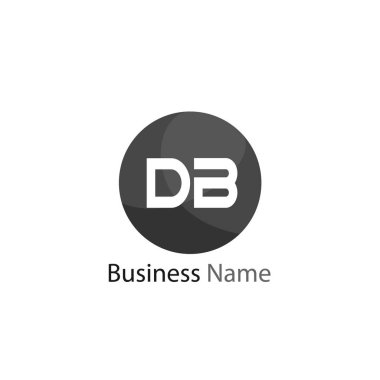 İlk Harf DB Logo Şablonu Tasarımı
