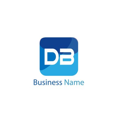 İlk Harf DB Logo Şablonu Tasarımı