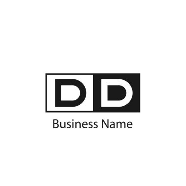 İlk Harf DD Logo Şablonu Tasarımı