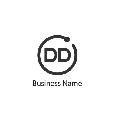 İlk Harf DD Logo Şablonu Tasarımı