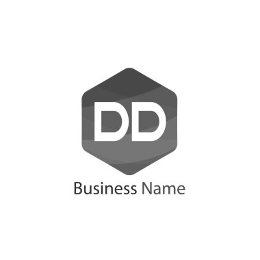 İlk Harf DD Logo Şablonu Tasarımı