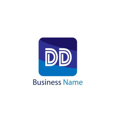 İlk Harf DD Logo Şablonu Tasarımı