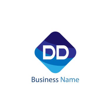 İlk Harf DD Logo Şablonu Tasarımı