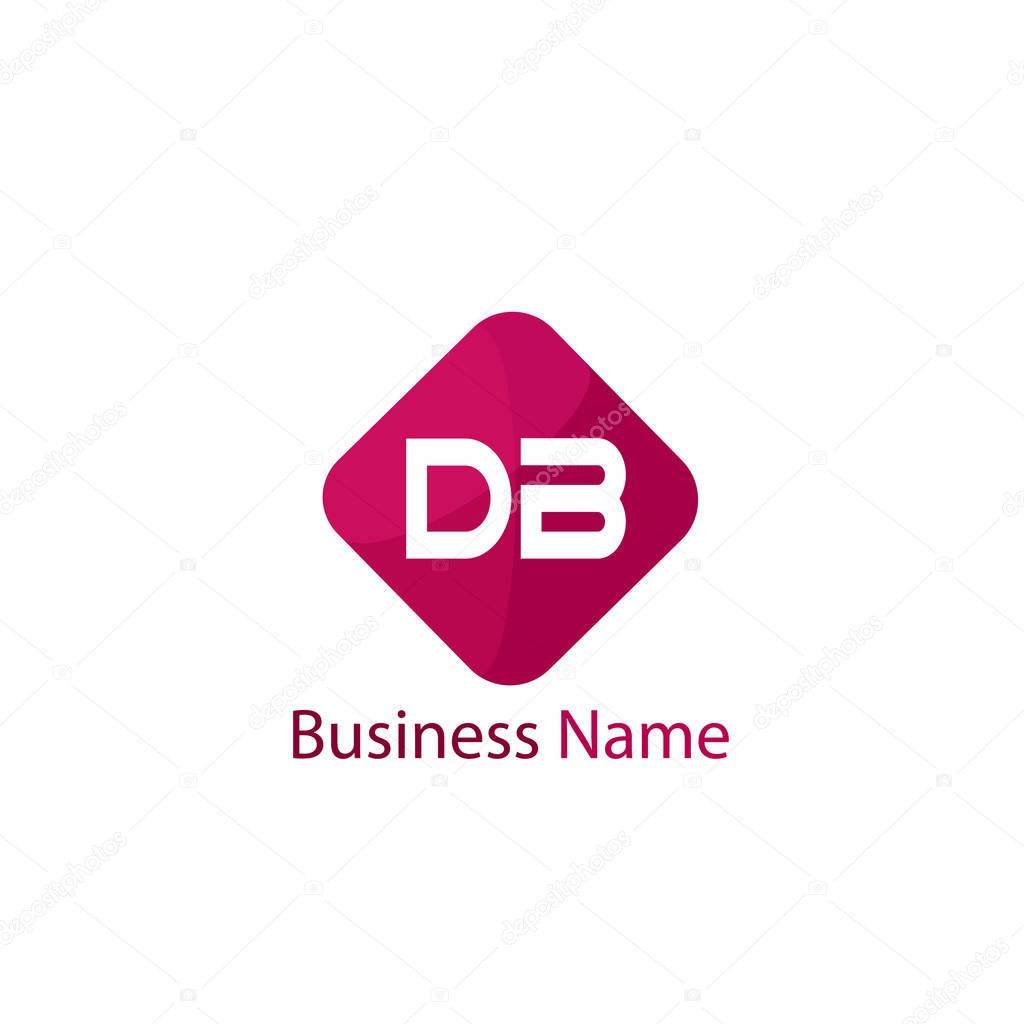 Initial Letter DB Logo Template Design