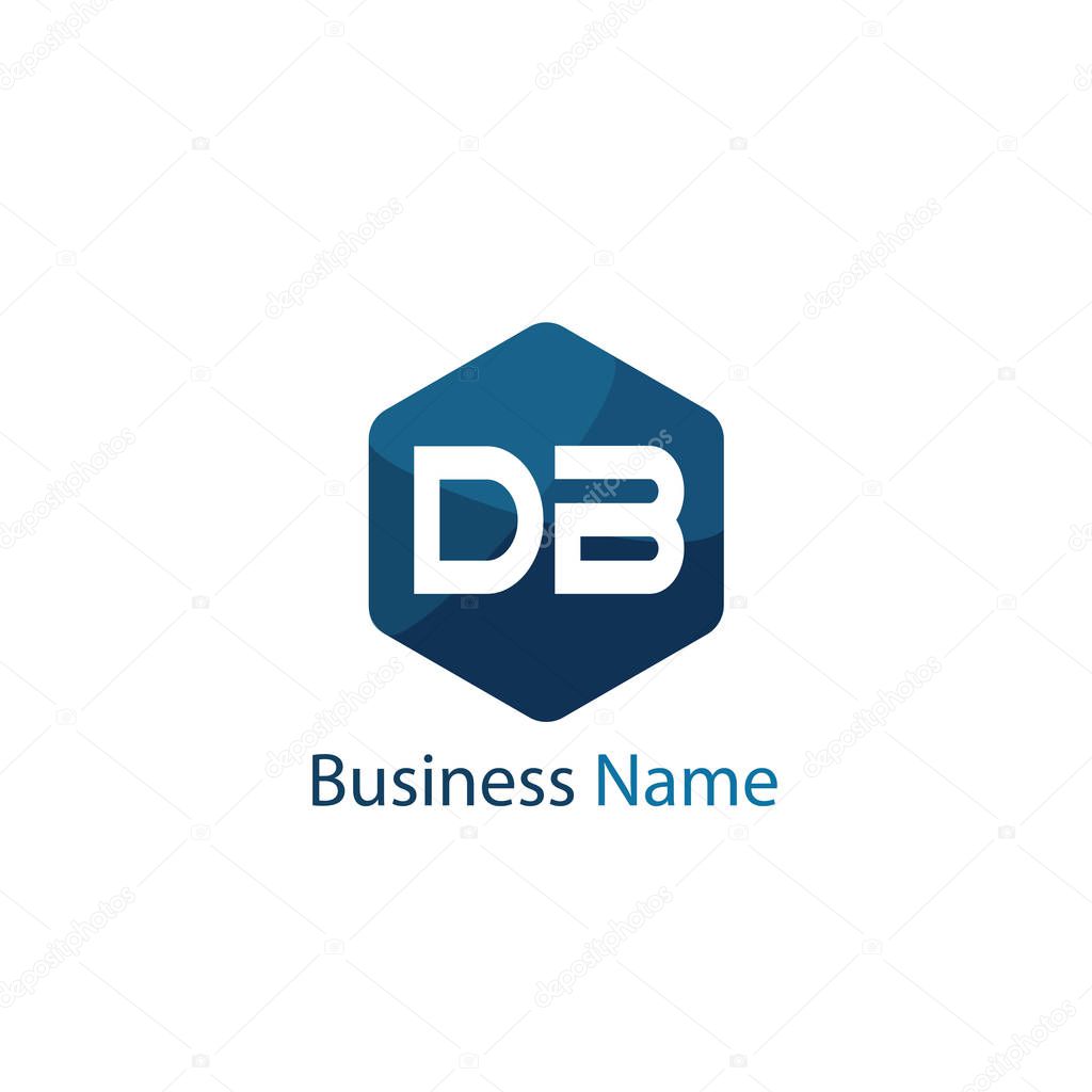 Initial Letter DB Logo Template Design