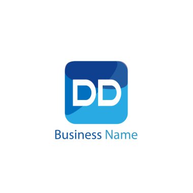İlk Harf DD Logo Şablonu Tasarımı