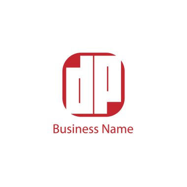 Başlangıç Harfi DP Logo Şablonu Tasarımı