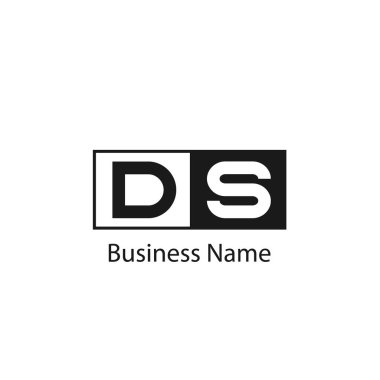 İlk harf Ds Logo tasarım şablonu
