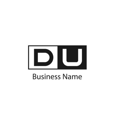 İlk Harf DU Logo Şablonu Tasarımı