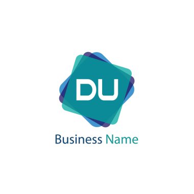 İlk Harf DU Logo Şablonu Tasarımı