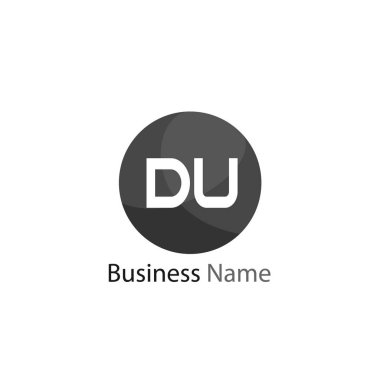İlk Harf DU Logo Şablonu Tasarımı