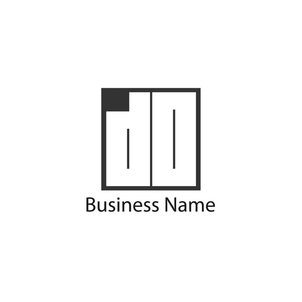 Pierwsza Litera Zrobić Logo Szablon Projektu — Wektor stockowy