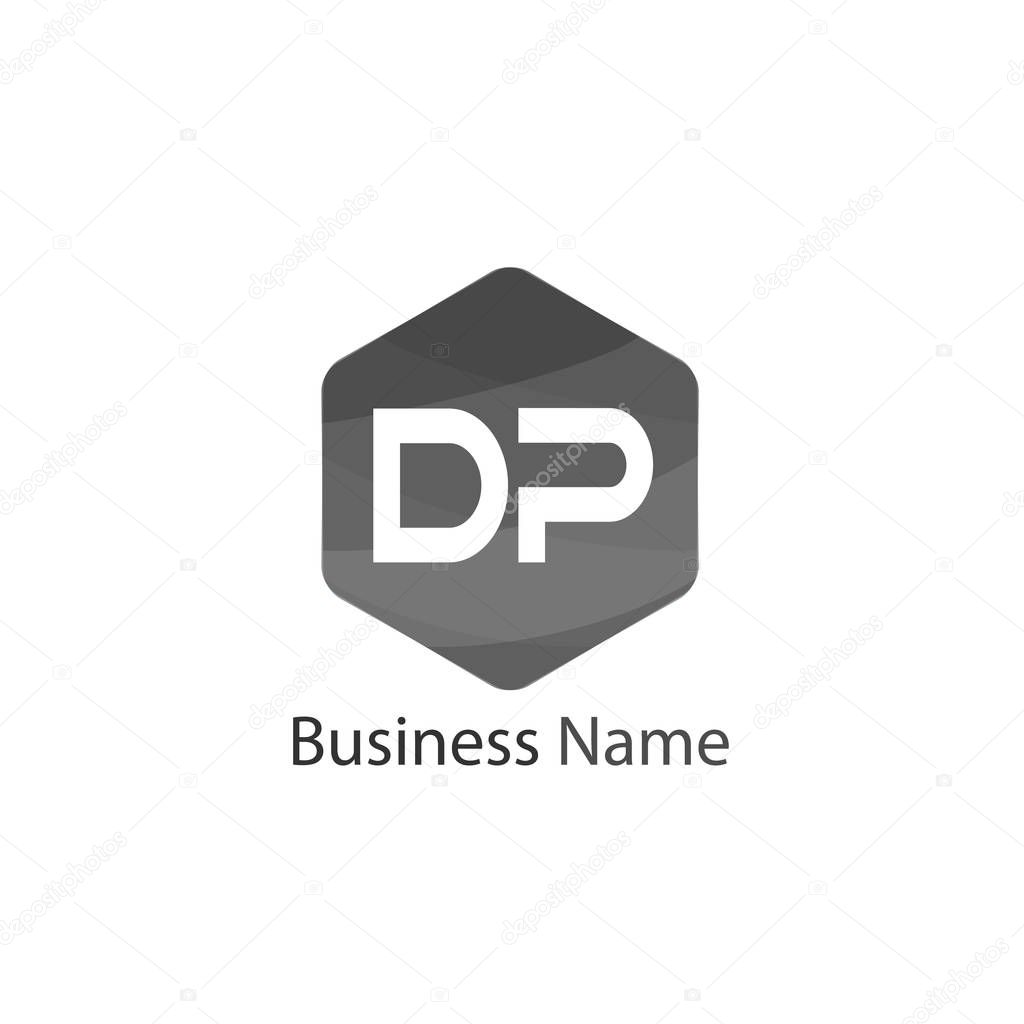 Initial Letter DP Logo Template Design