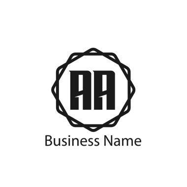 İlk Harf AA Logo Şablonu Tasarımı