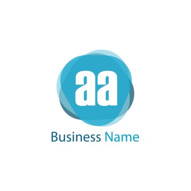 İlk Harf AA Logo Şablonu Tasarımı