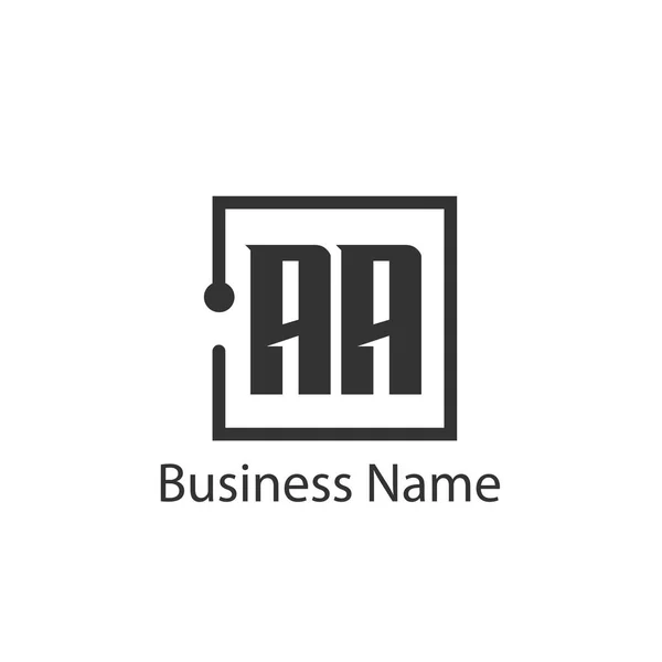 Αρχική Επιστολή Σχεδιασμός Προτύπου Logo — Διανυσματικό Αρχείο