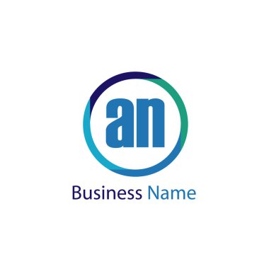 İlk harf Logo tasarım şablonu