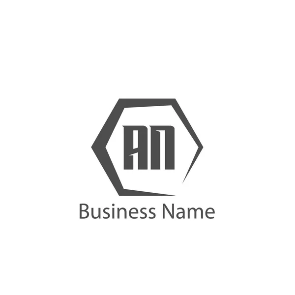 Eerste Letter Een Sjabloonontwerp Logo — Stockvector