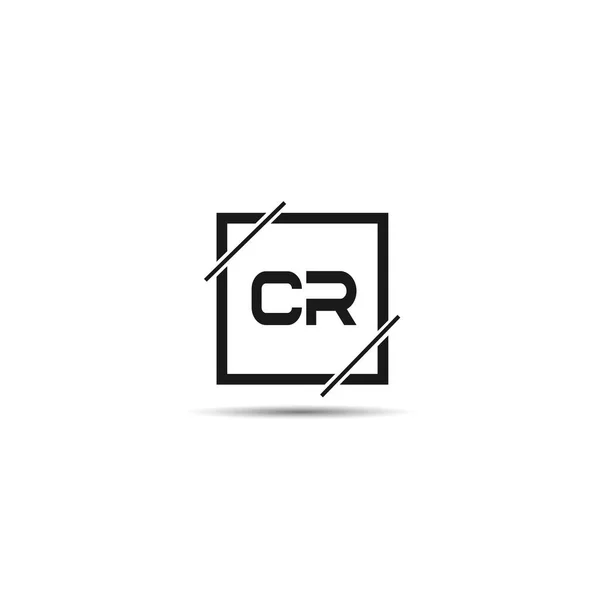 Carta Inicial Logo Template Design — Archivo Imágenes Vectoriales